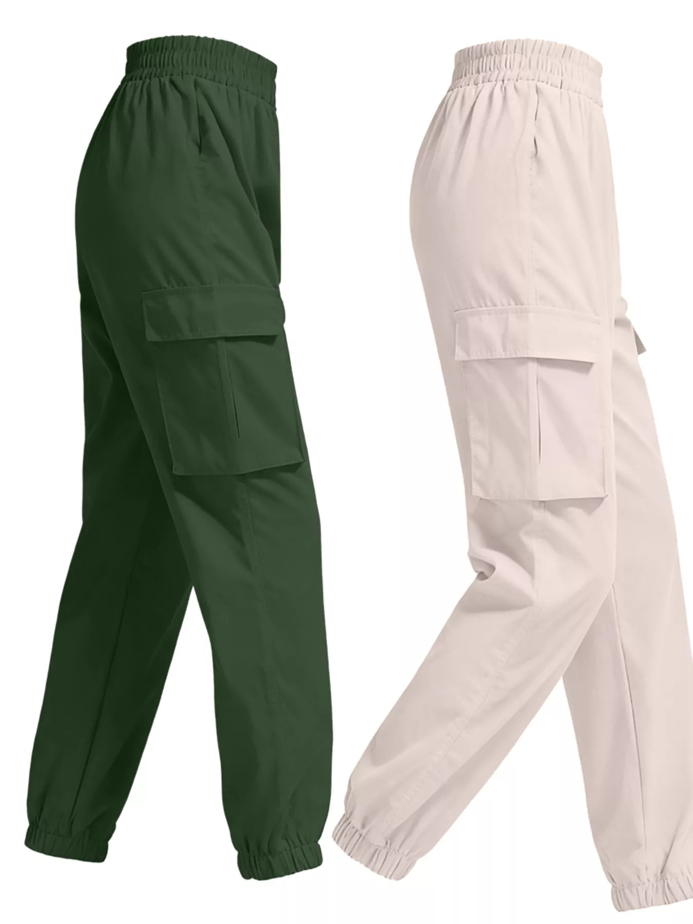 Two-Piece Cargo Pants Set