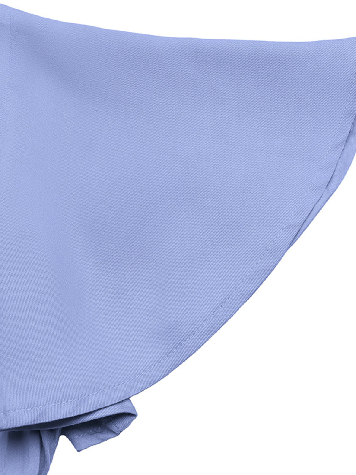 Lace Detail Tiered Maxi Dress in Blue Purple