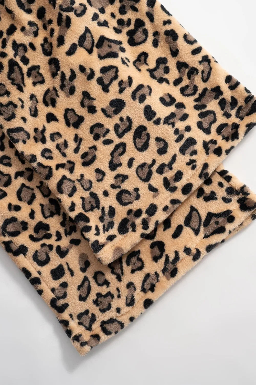 Wide Leg Pants in Leopard Print