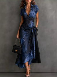 Blue-Long Short Sleeve
