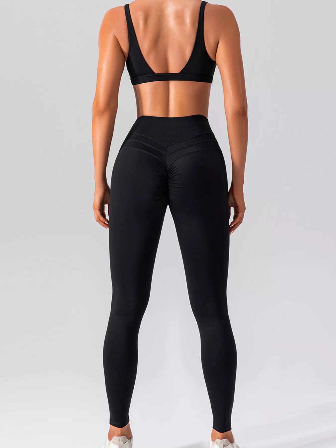 V-Neck Tank and Seamless Pants Active Set