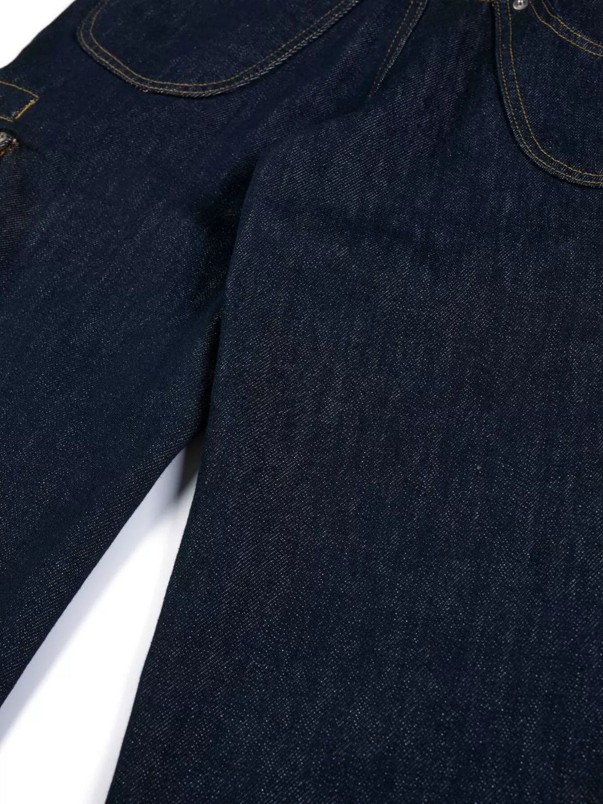 Wide-Leg Cargo Jeans in Blue by TrendMaster