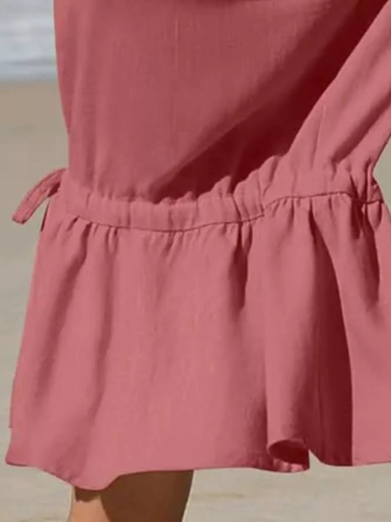 Wide-Leg Pants with Ruffle Hem