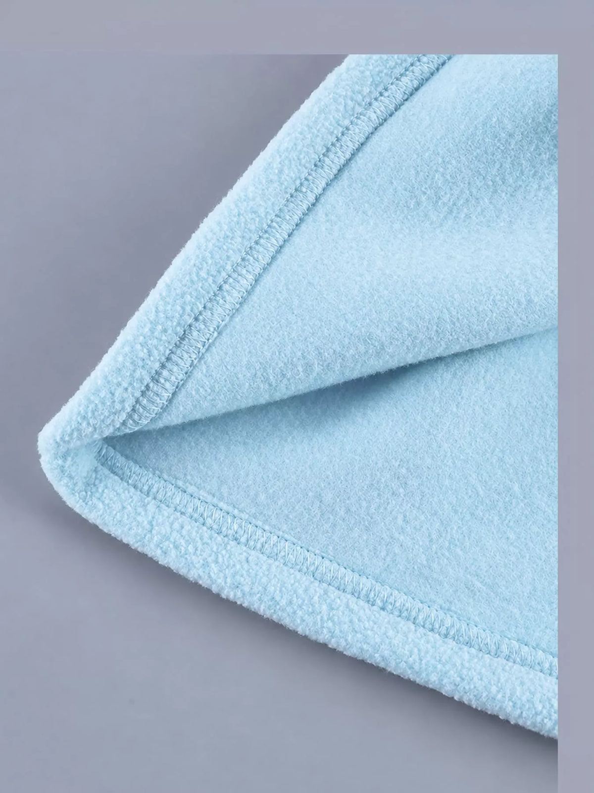Drawstring Fleece Zip-Up Jacket