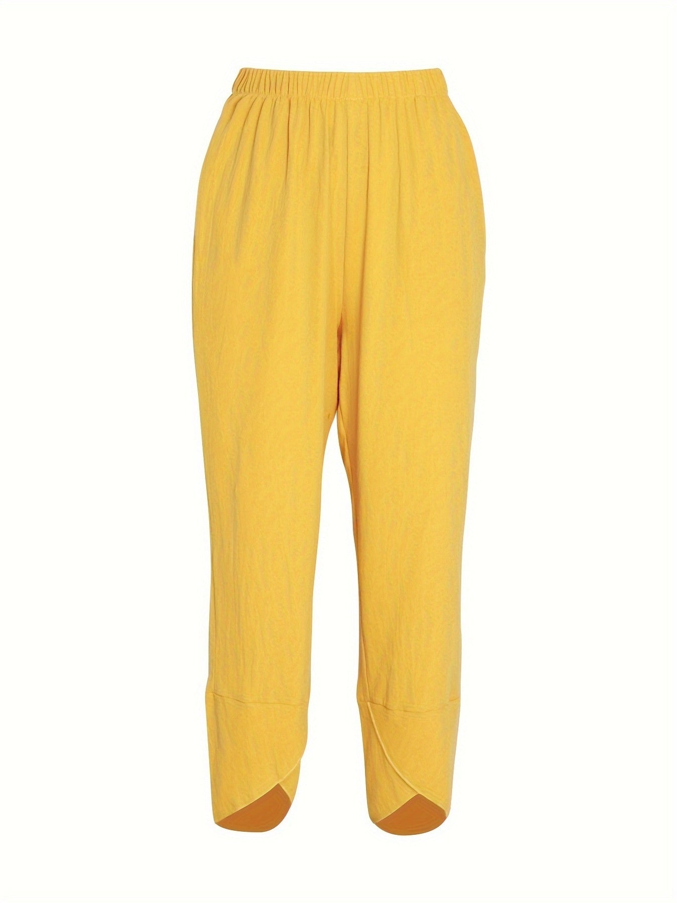 Elastic-Waist Pants with Pockets by Yolan House