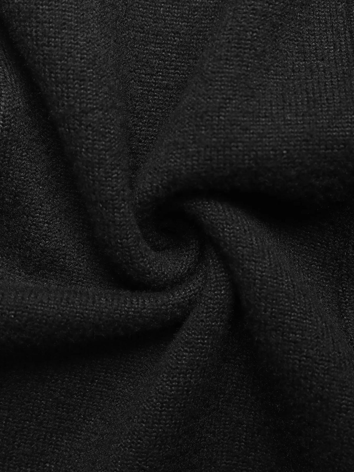 Two-Tone Pleated Shirt Dress in Black and White in Black White