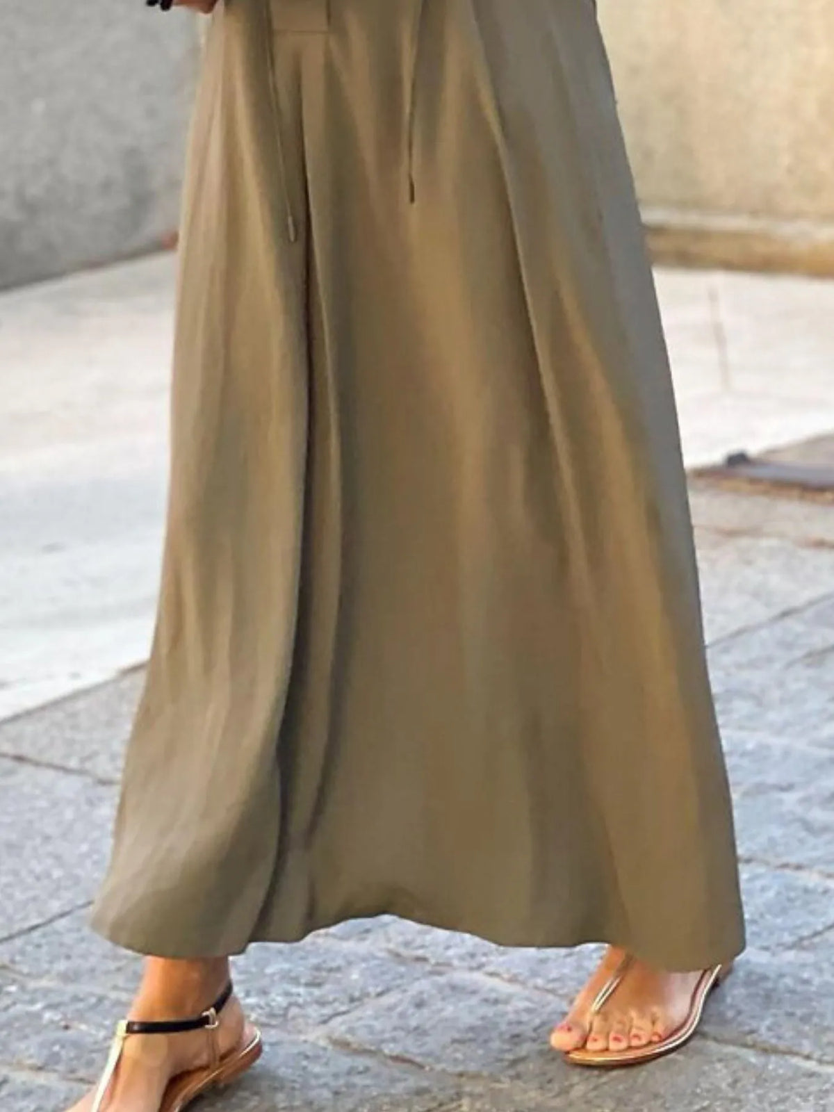 Solid Maxi Shirt Dress