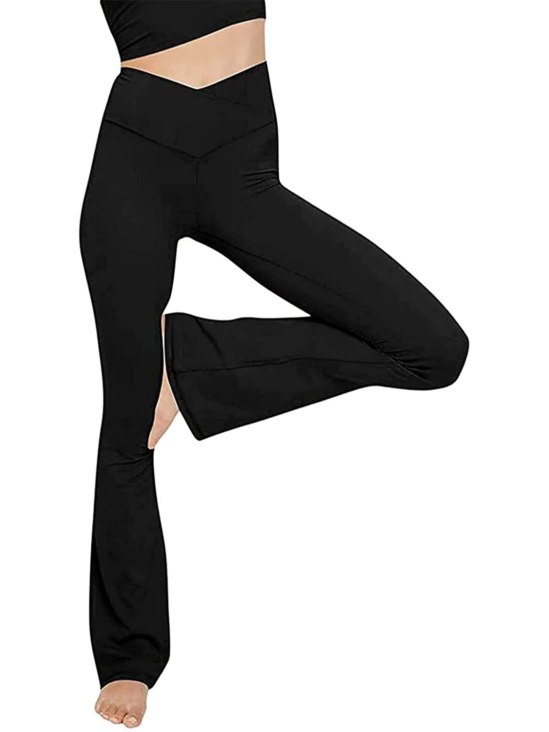 V-Waist Bootcut Pants