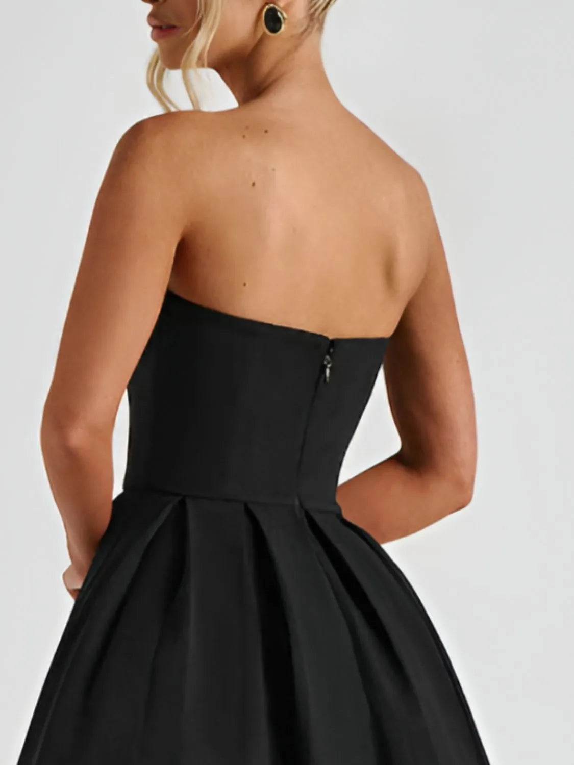 Solid Tube Midi Dress