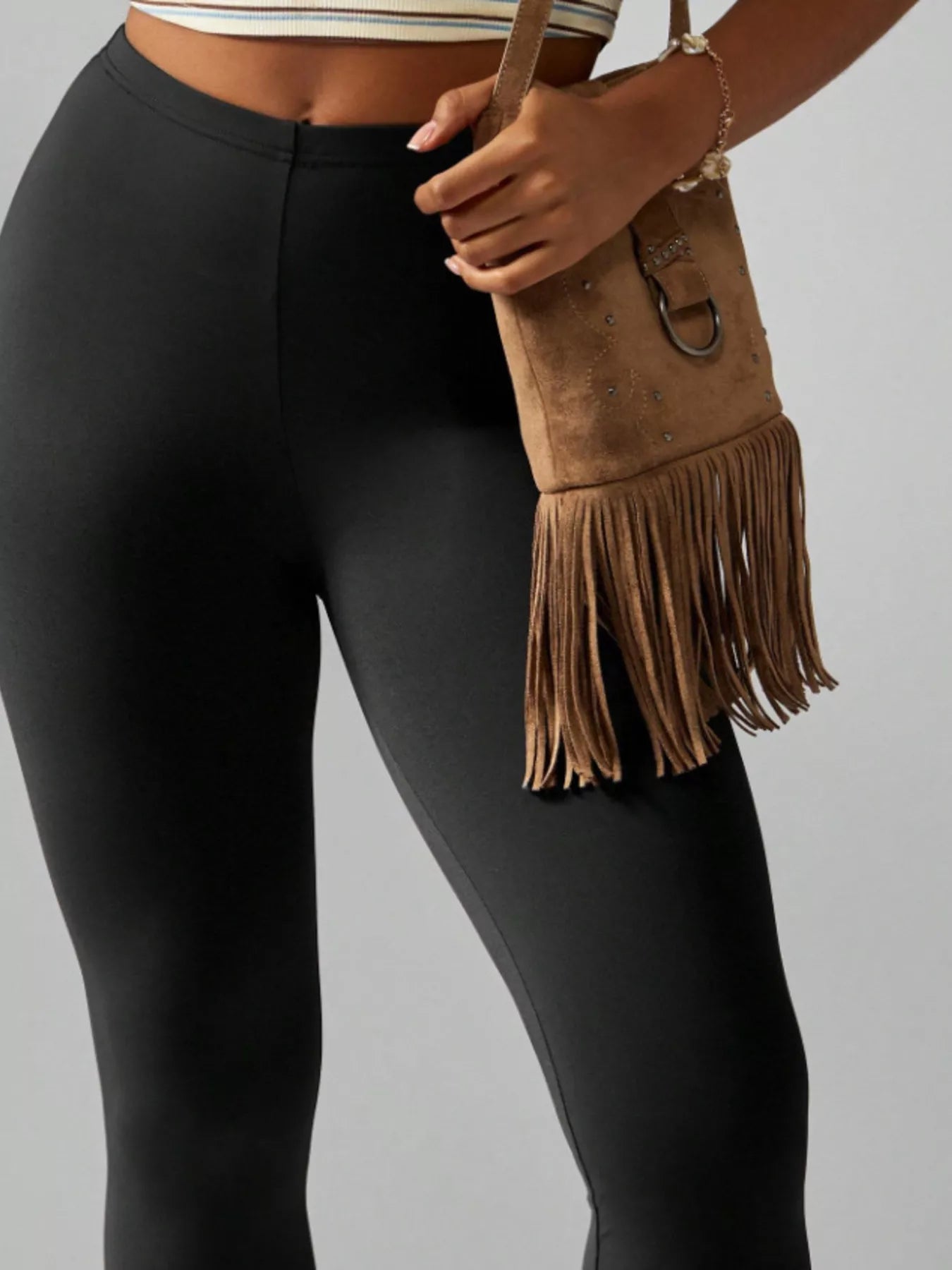 High-Waist Active Capri Leggings