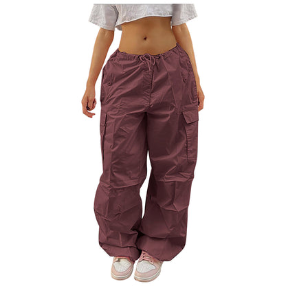 Drawstring Cargo Pants