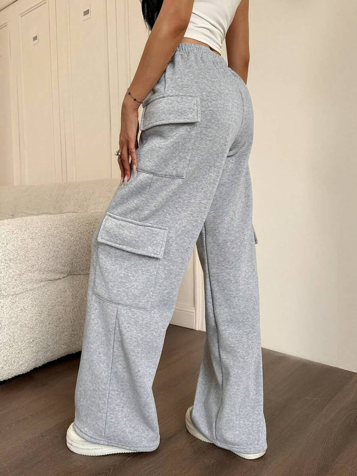 Drawstring Loose Fit Pants