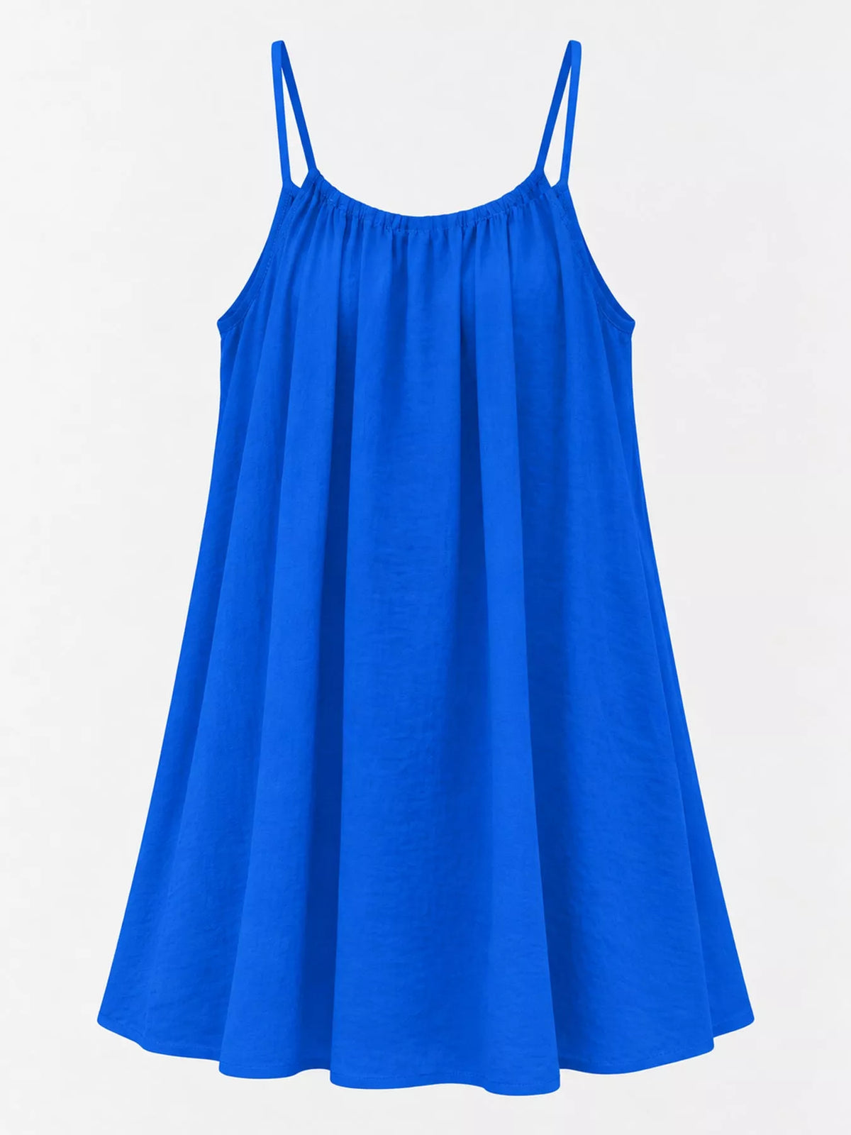 Backless Spaghetti Strap A-Line Mini Dress
