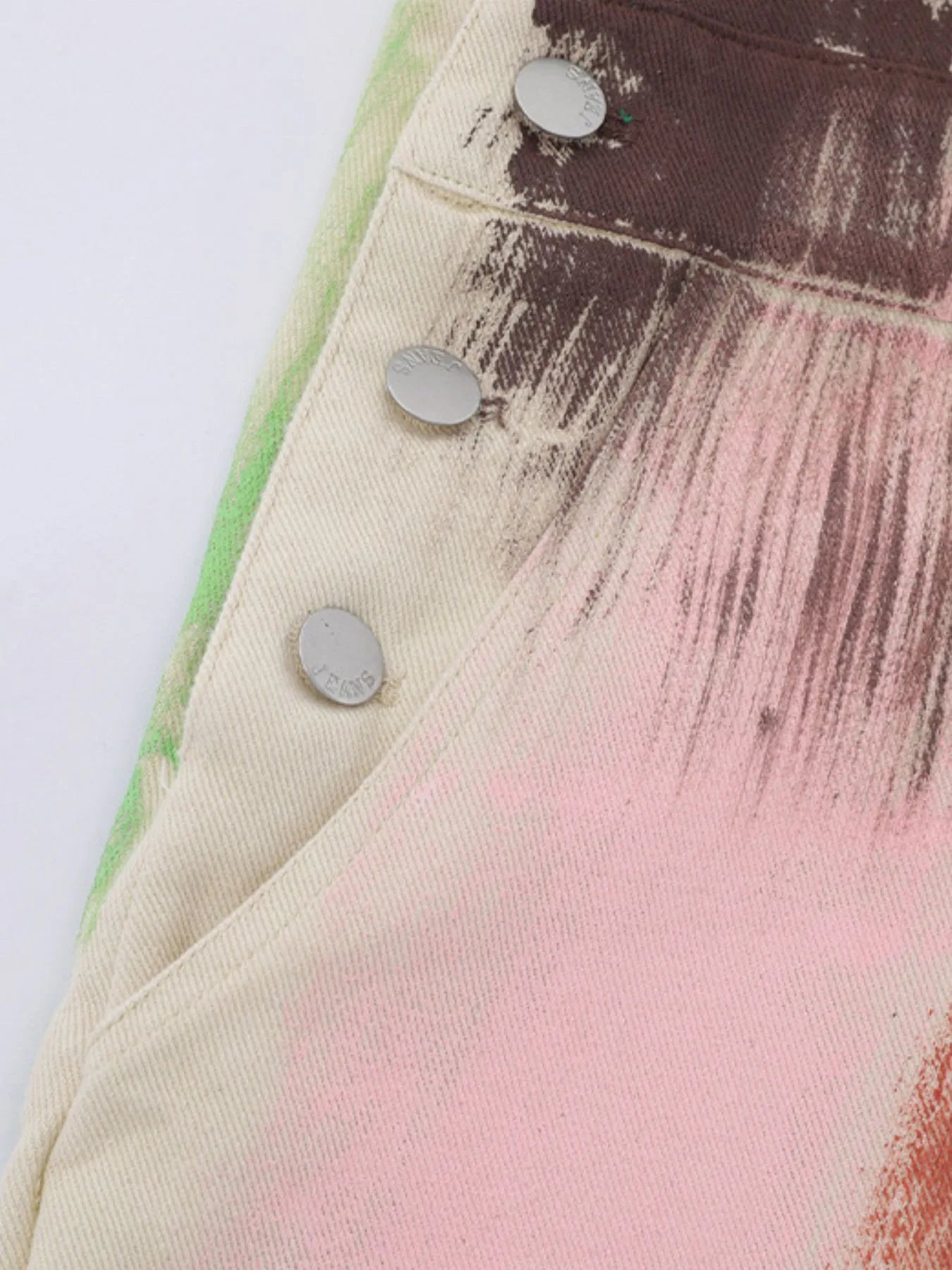 Wide Leg Overalls in Beige