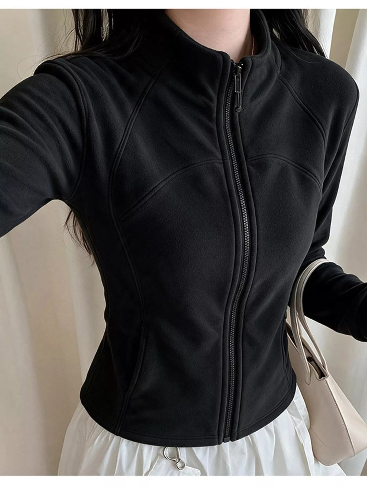 Slim-Fit Full-Zip Thermal Active Jacket