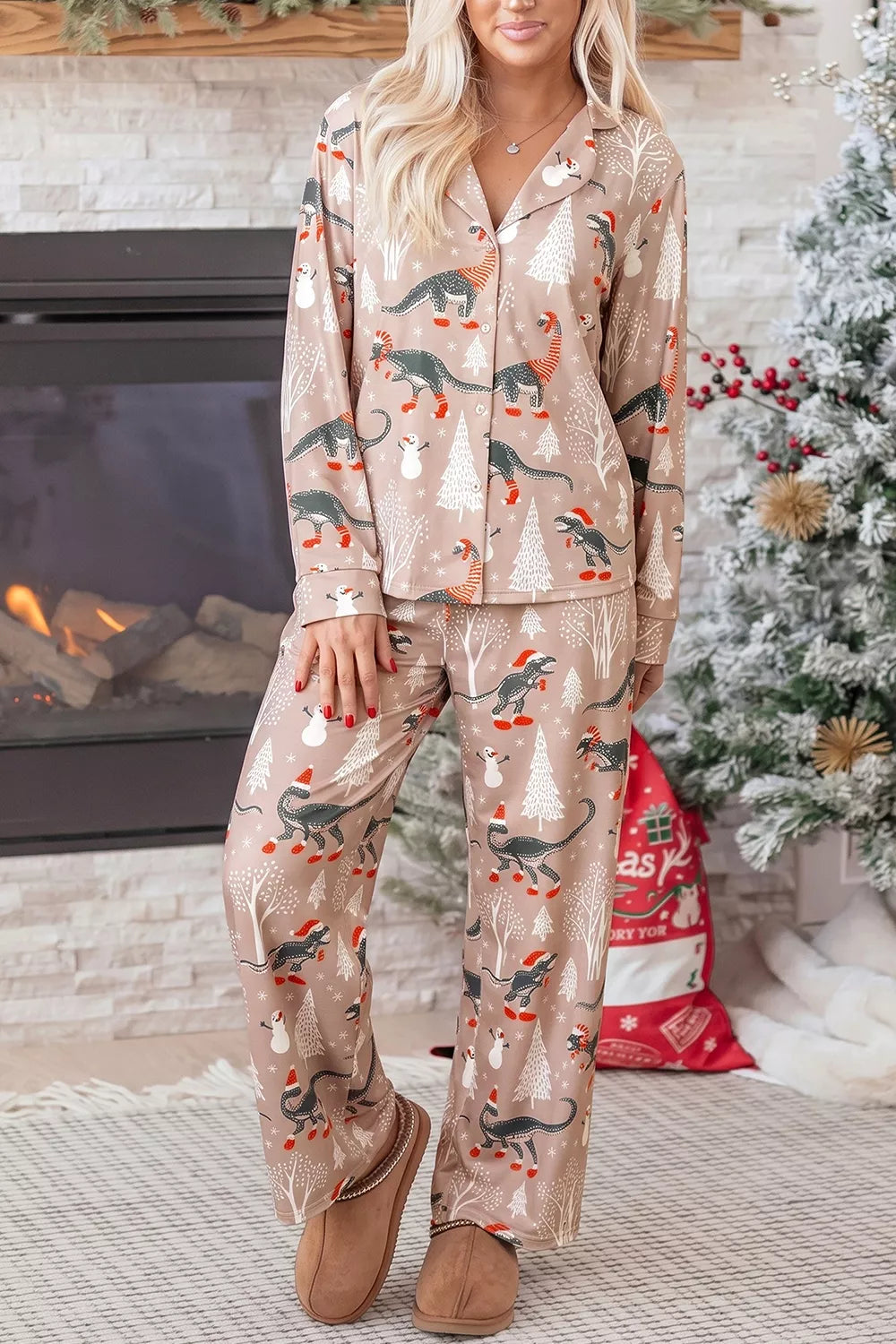 Abstract Print Lounge Set in Dust Storm