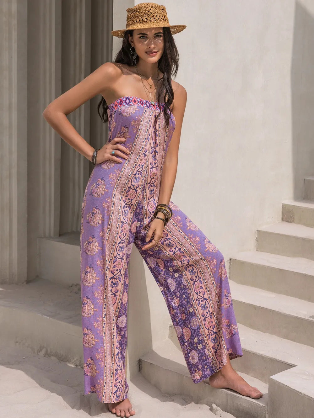 Tied Wide-Leg Jumpsuit