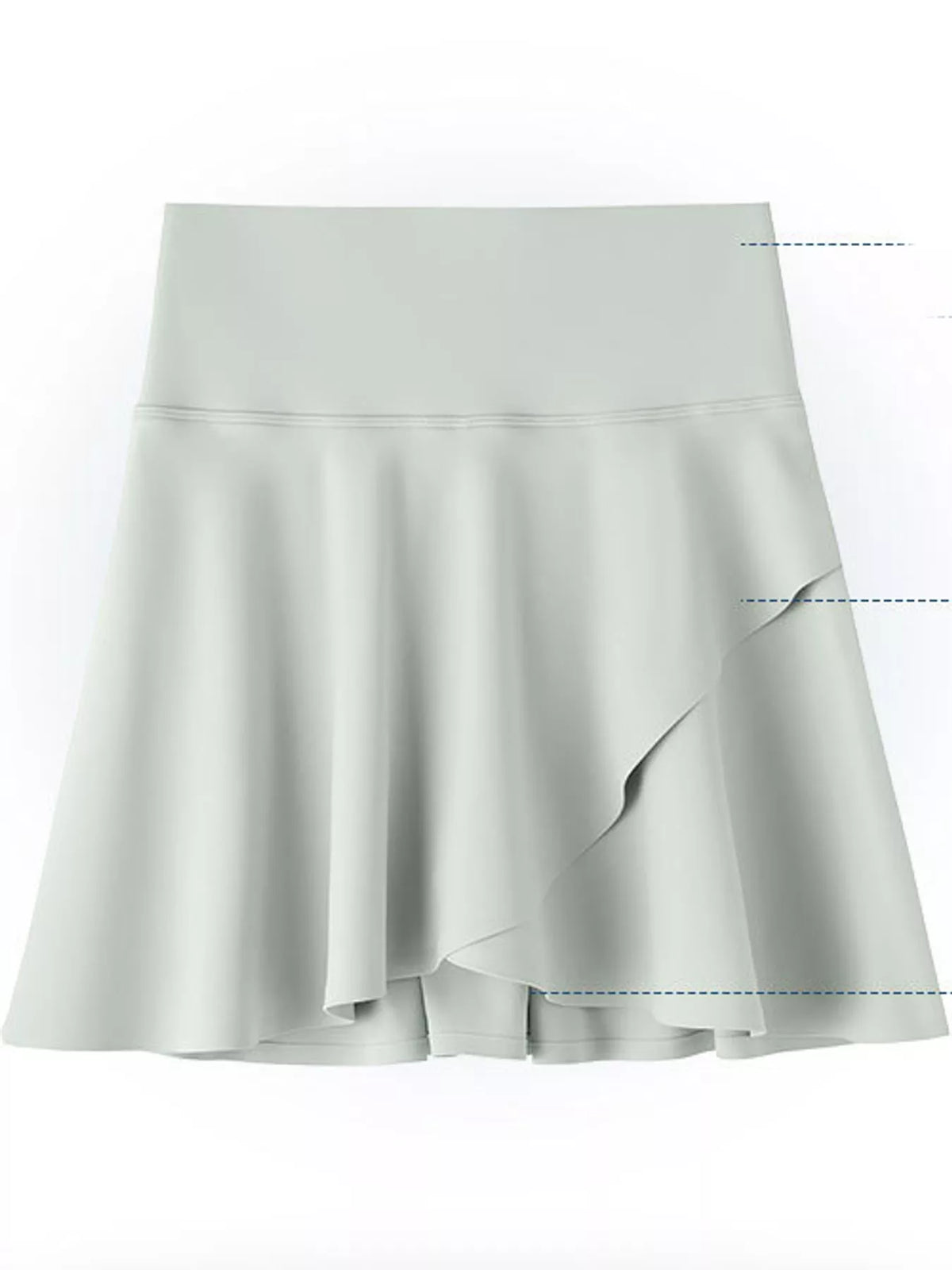 Quick-Dry High-Waisted Athletic Skirt