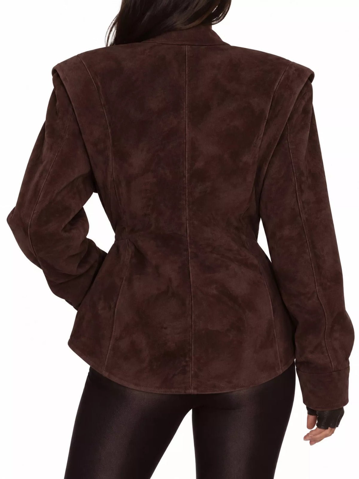 One-Button Long Sleeve Blazer