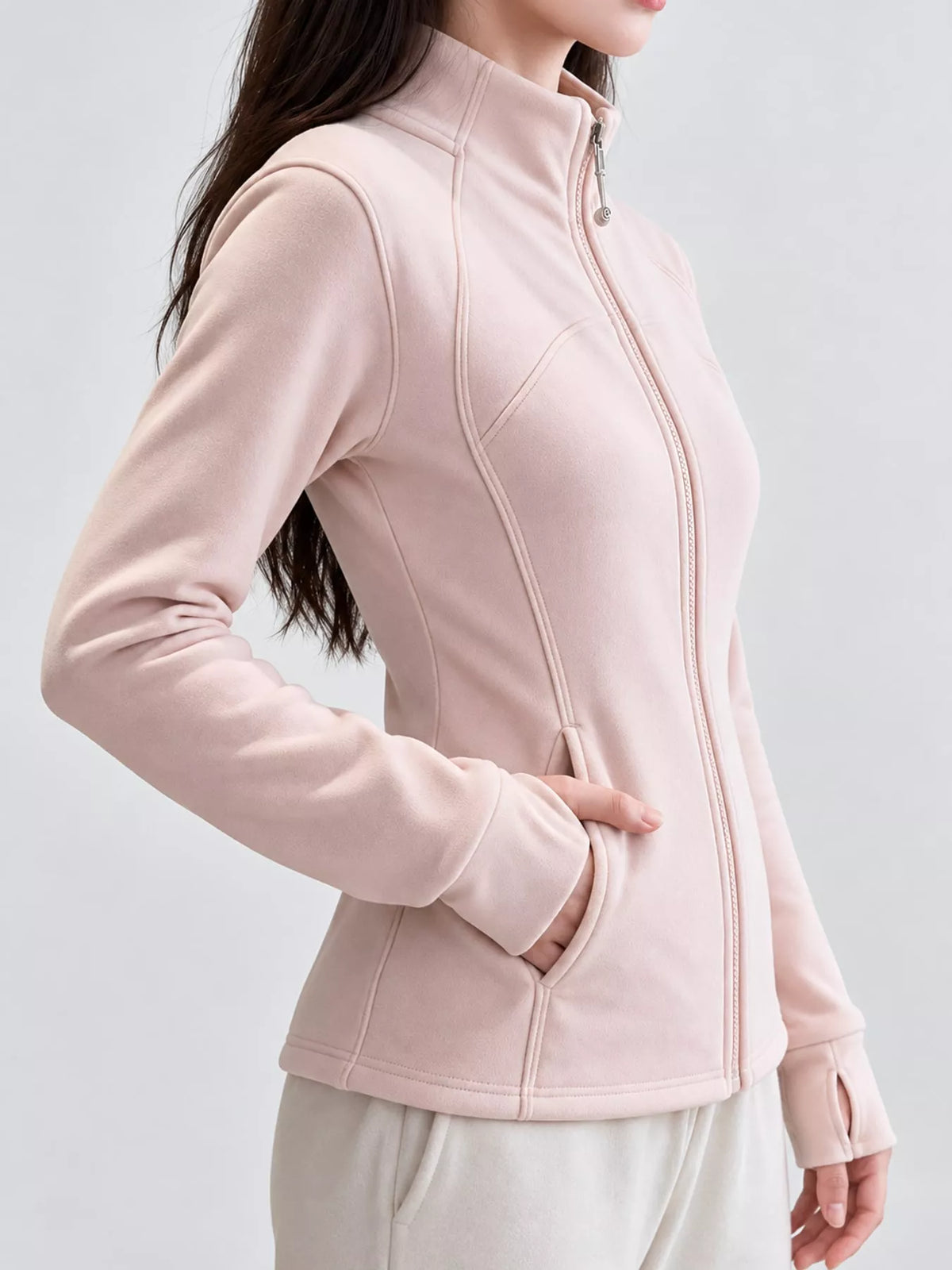 Slim-Fit Full-Zip Thermal Active Jacket