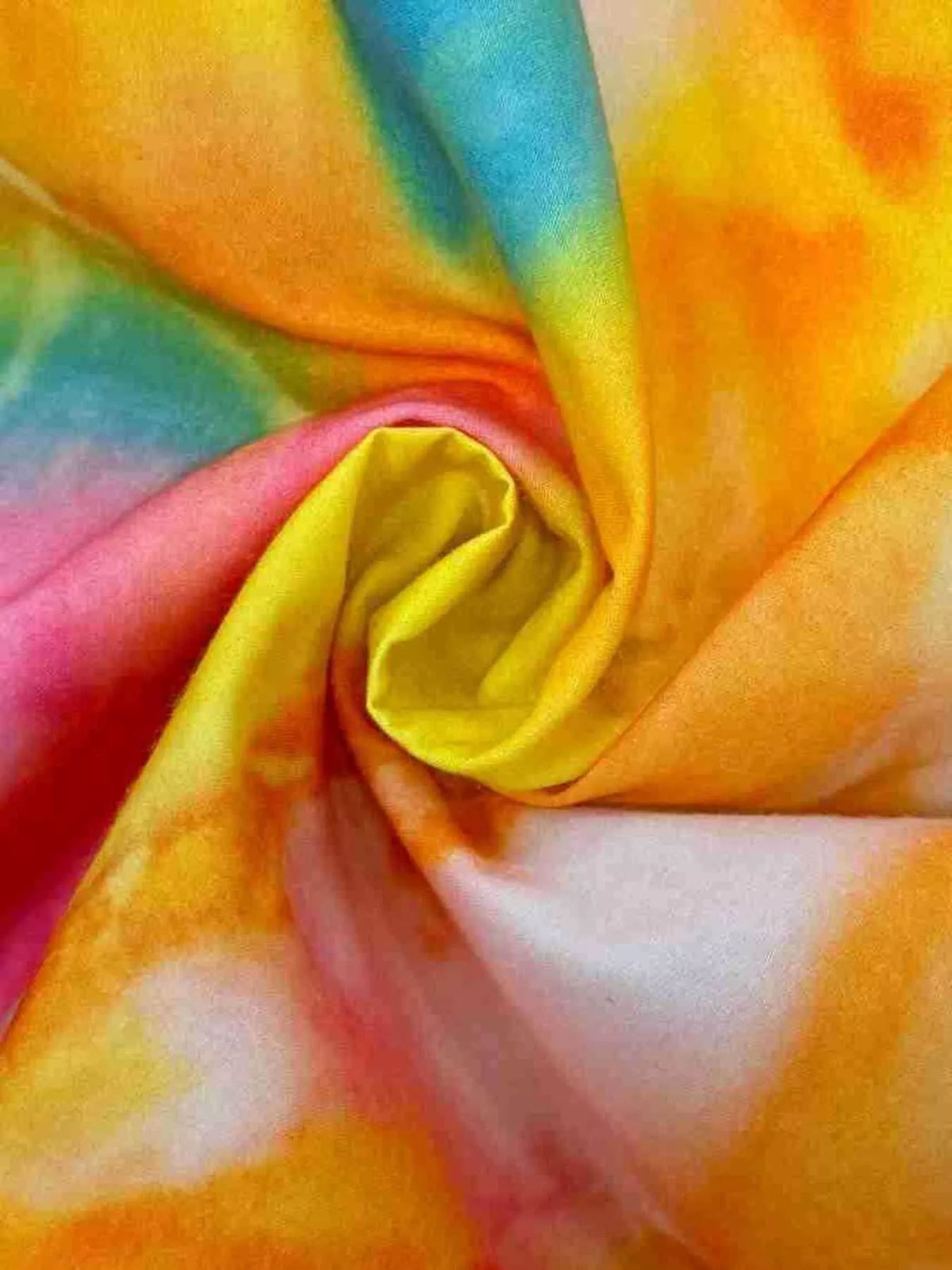 Watercolor Print Button-Down Maxi Dress in Multicolor