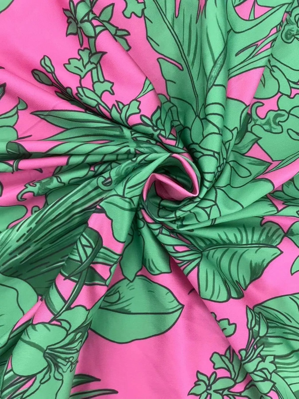 Printed Halter Neck Maxi Dress in Green