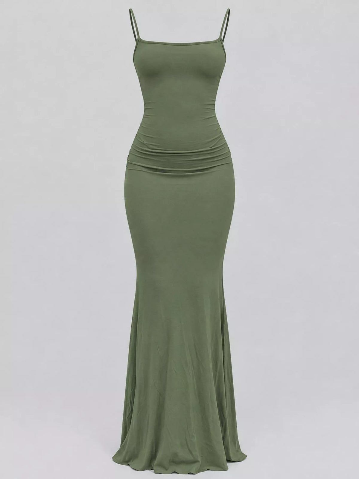 Backless Bodycon Spaghetti Strap Maxi Dress