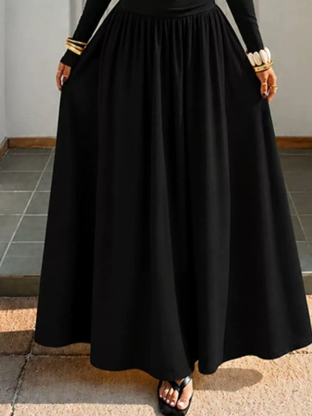 Off-the-Shoulder Ruched Maxi Dress