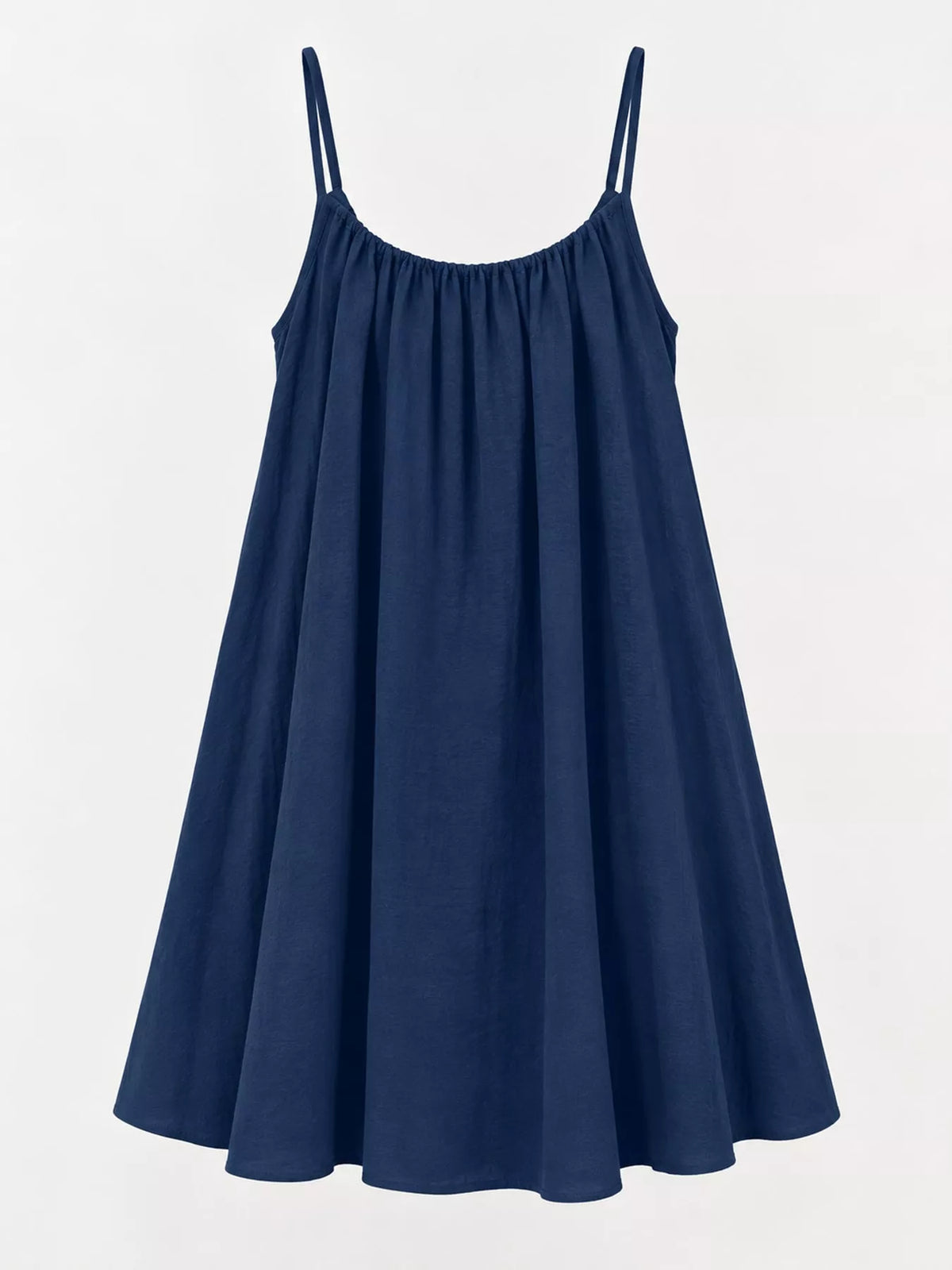 Backless Spaghetti Strap A-Line Mini Dress