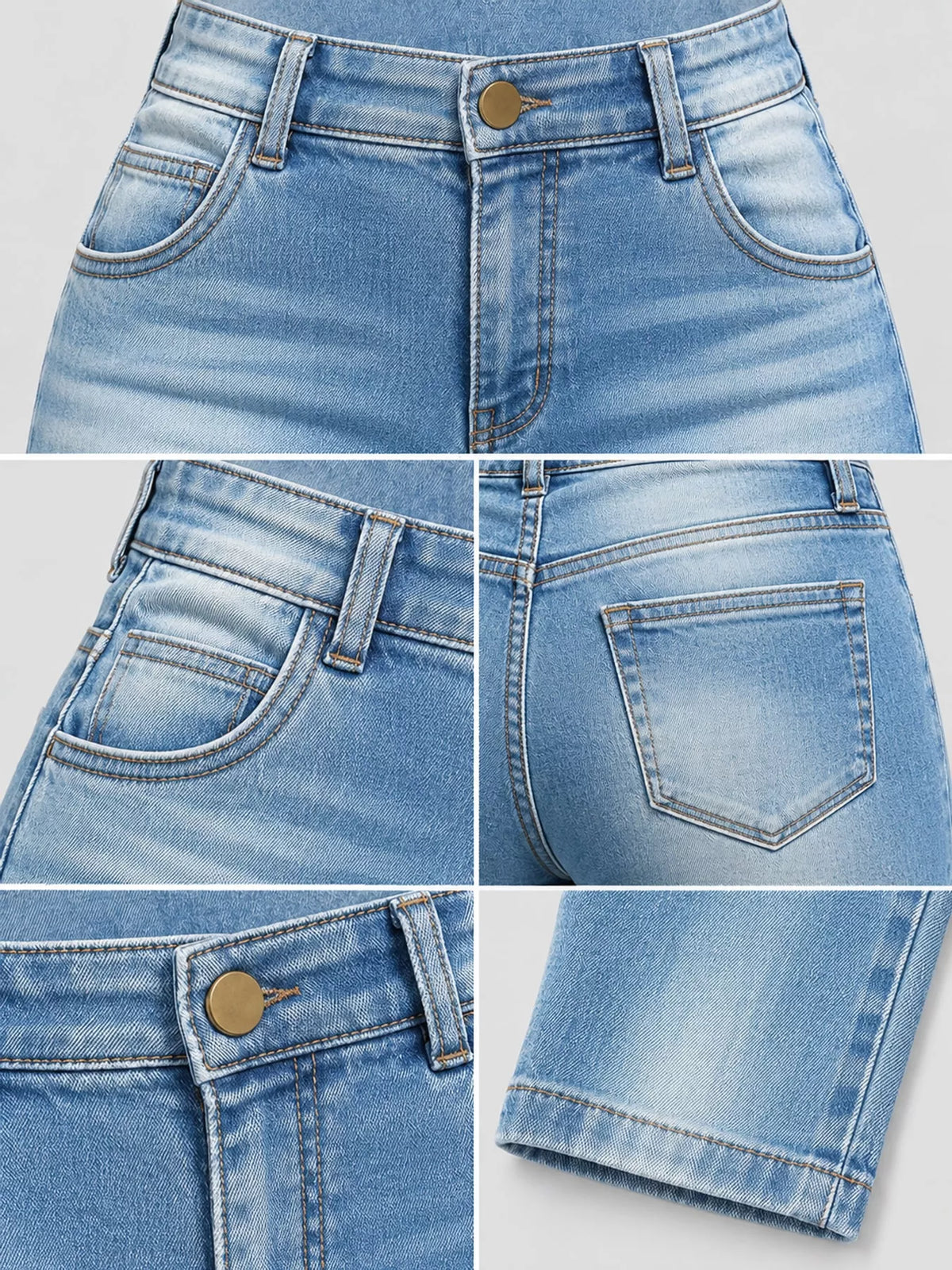 High-Waisted Skinny Jeans