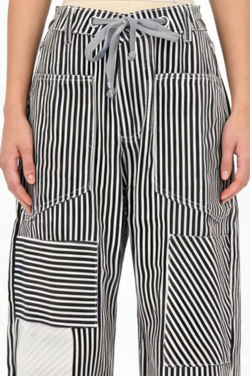 Striped Wide-Leg Pants by Dreamy Drapes