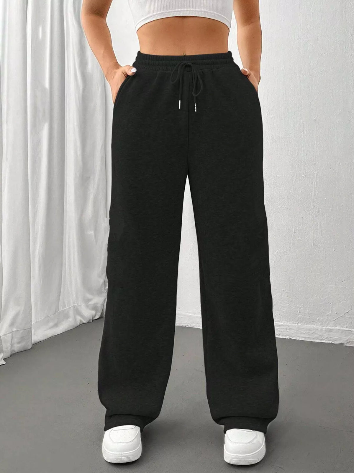 Relaxed-Fit Drawstring Pants