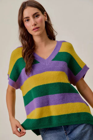 PURPLE/MUSTARD/GREEN
