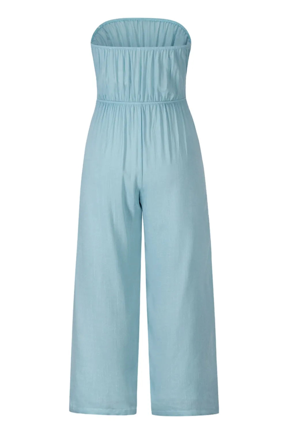 Cutout Tube Wide Leg Jumpsuit