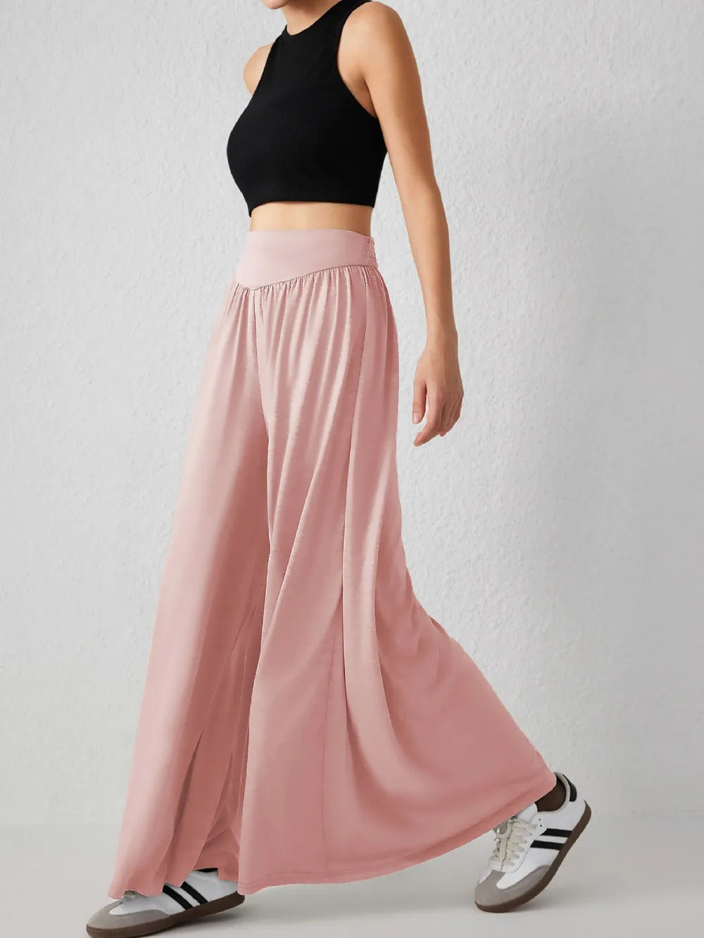 High-Waist Wide Leg Pants
