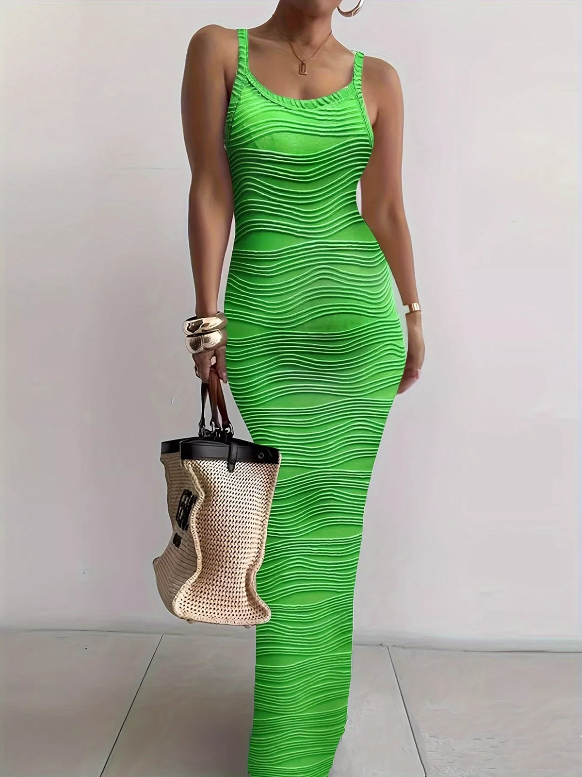 Essential Sleeveless Bodycon Maxi Dress