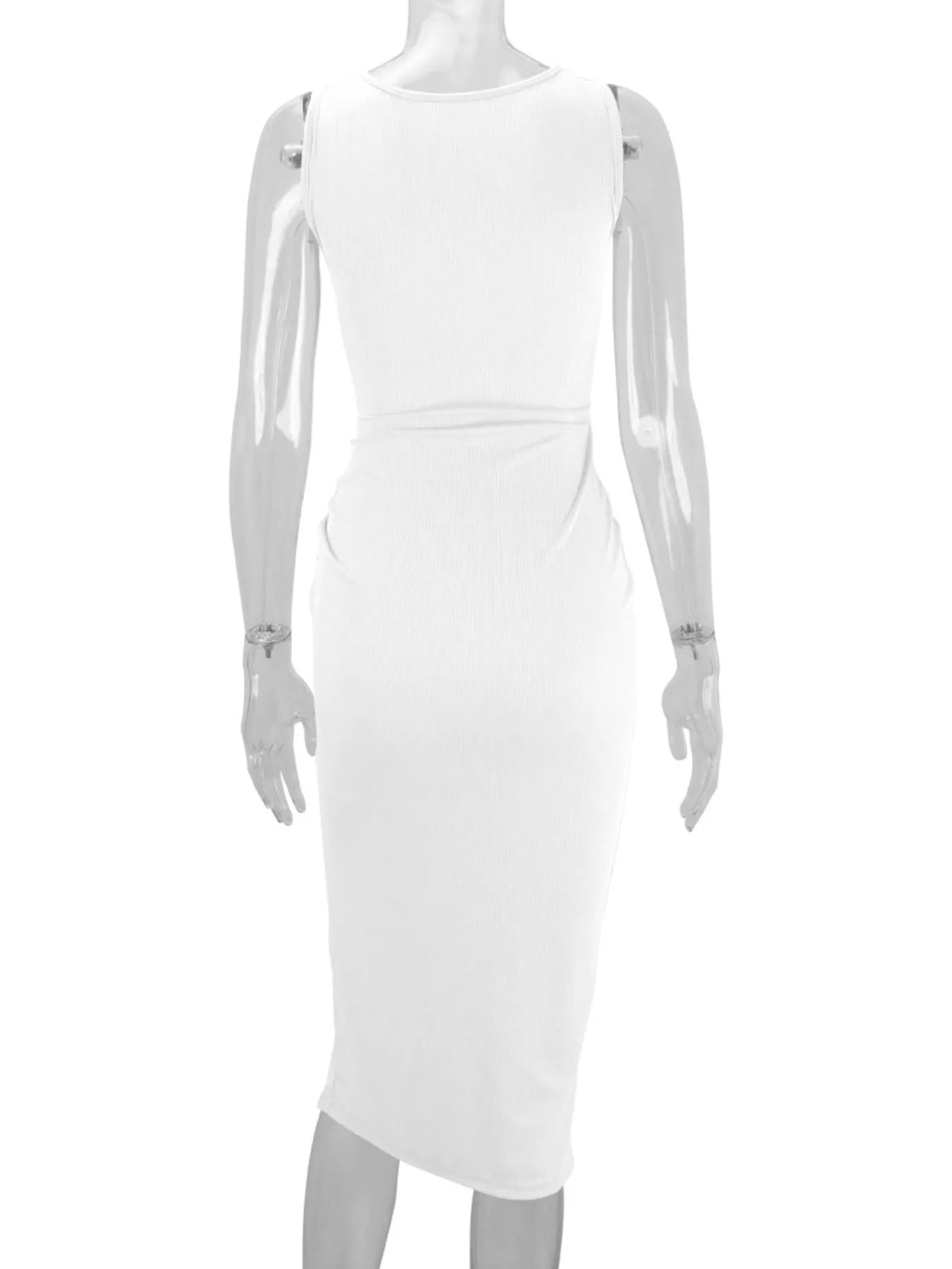 Cutout Ruched Bodycon Dress