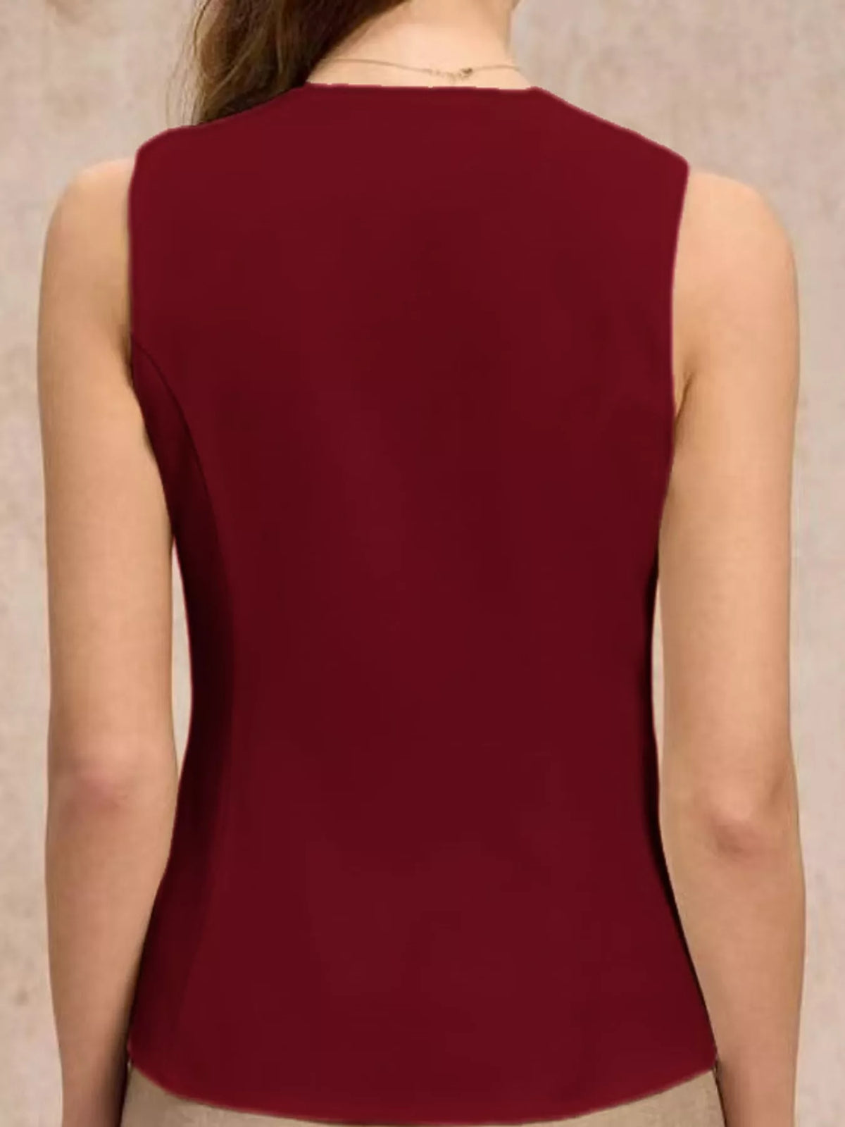 Button-Down Vest Coat