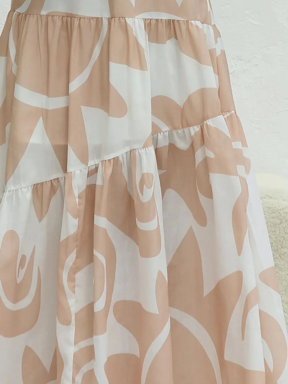 Square Neck Wide Strap Maxi Dress in Eggshell