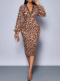 Brown Leopard Print