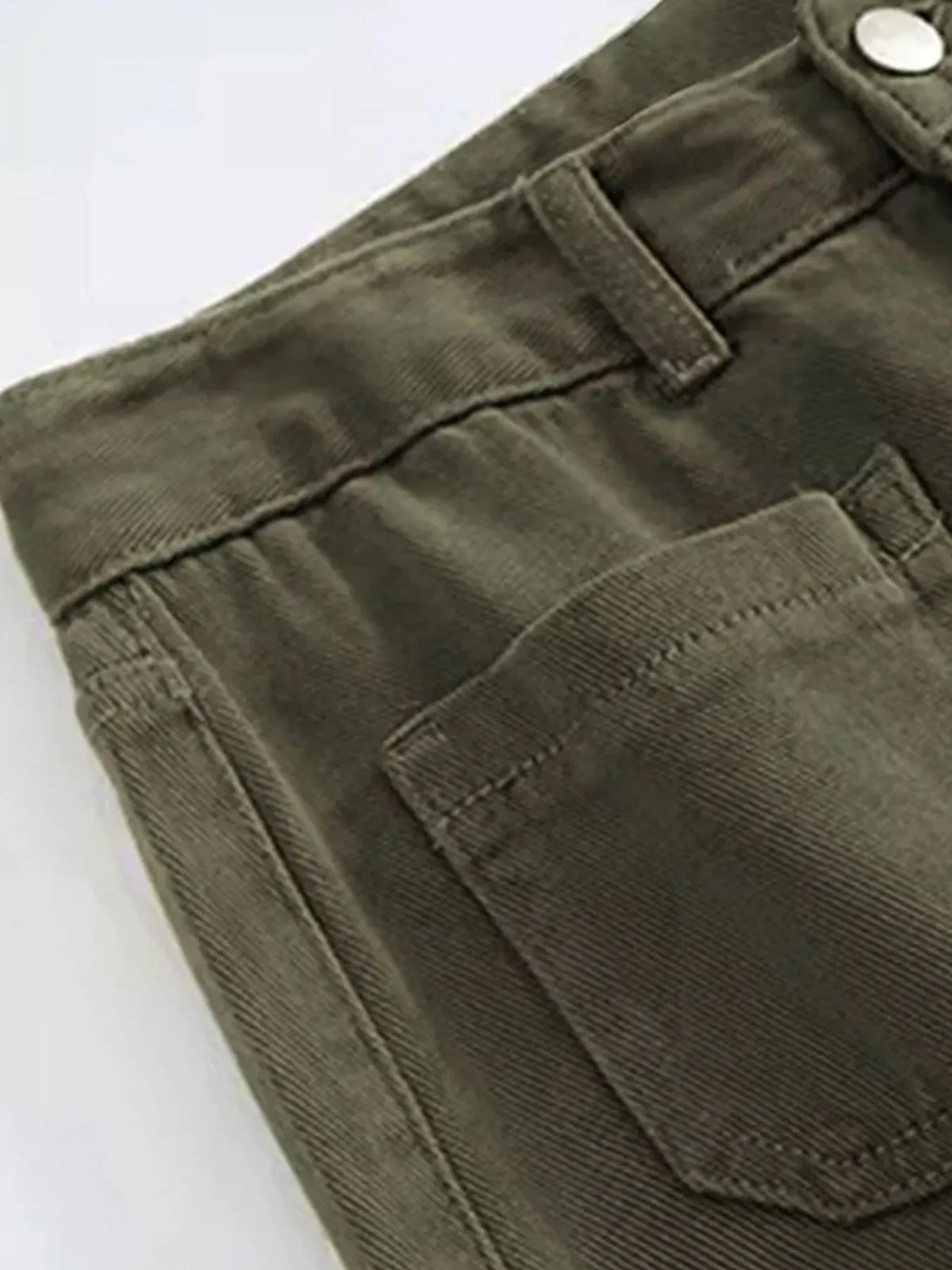 Plus-Size Wide Leg Pants with Pockets
