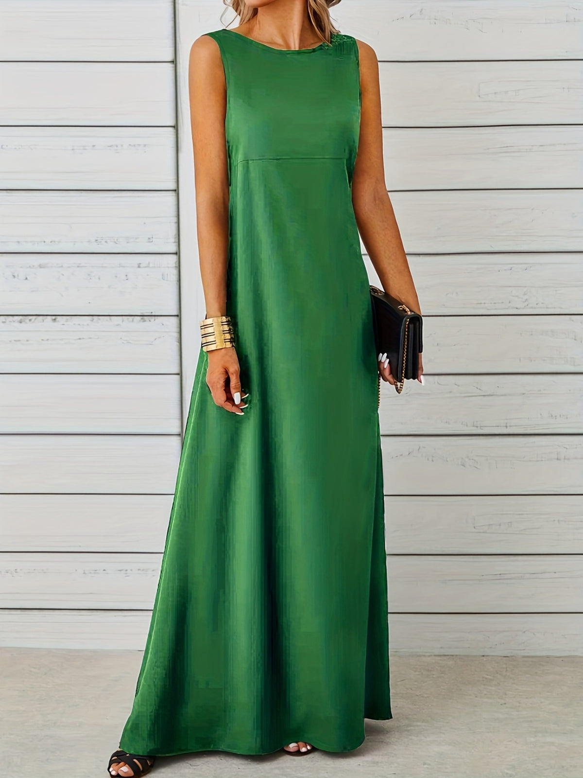 Sleeveless Flowy Maxi Dress