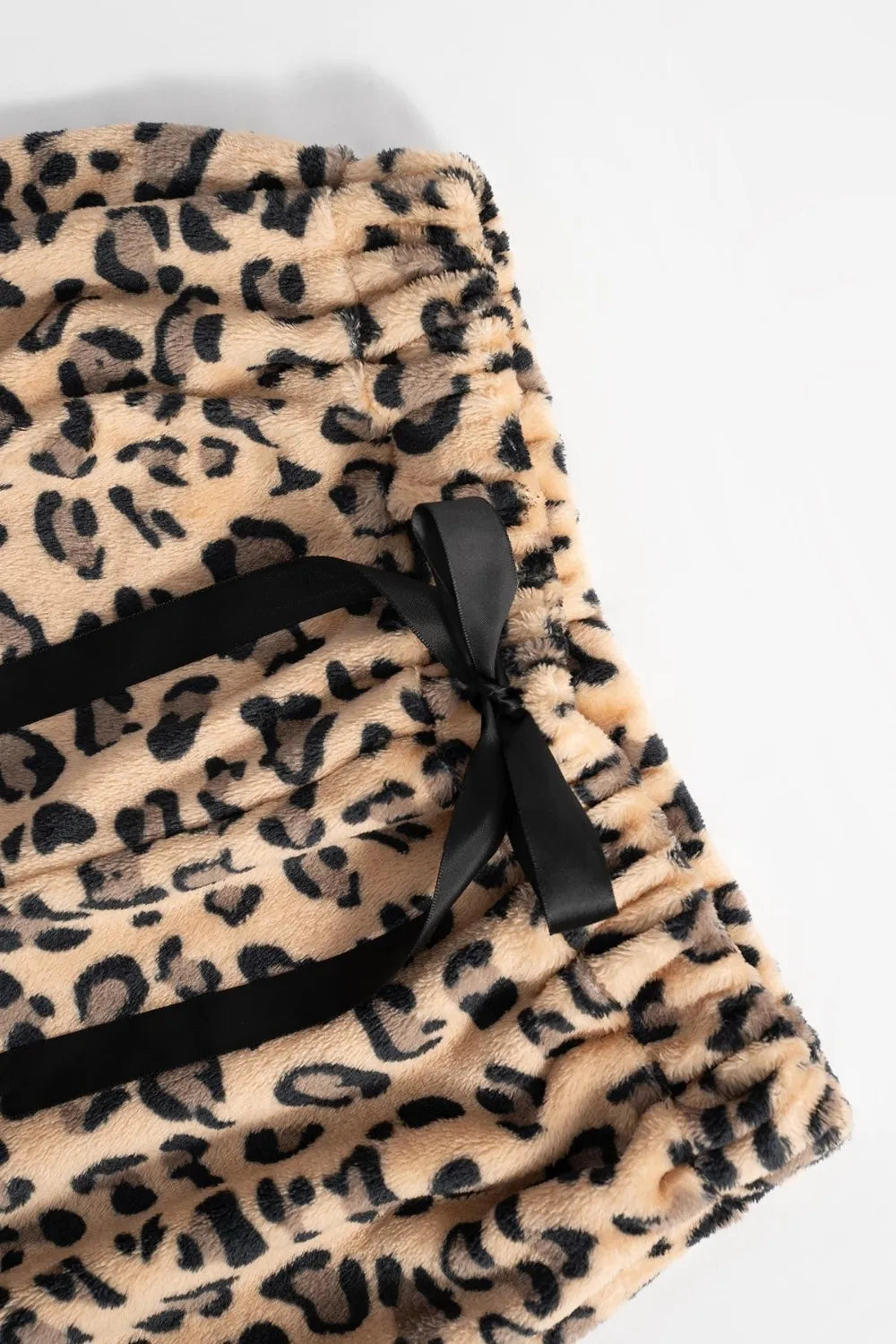Wide Leg Pants in Leopard Print
