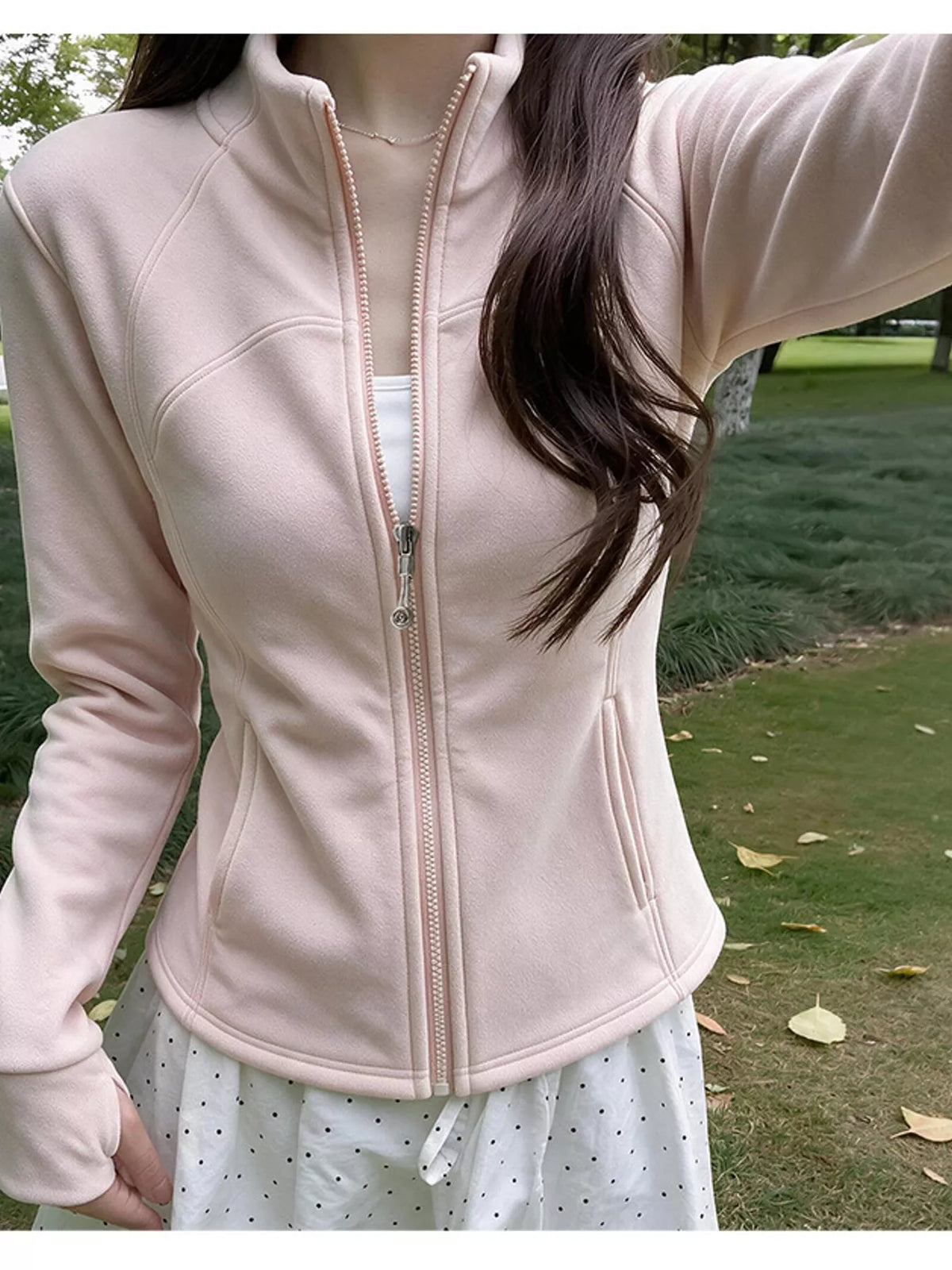 Slim-Fit Full-Zip Thermal Active Jacket