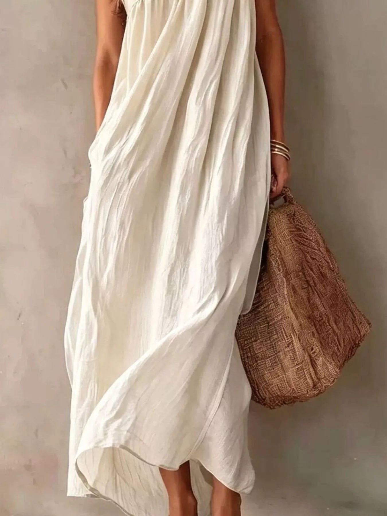 One-Shoulder Maxi Dress