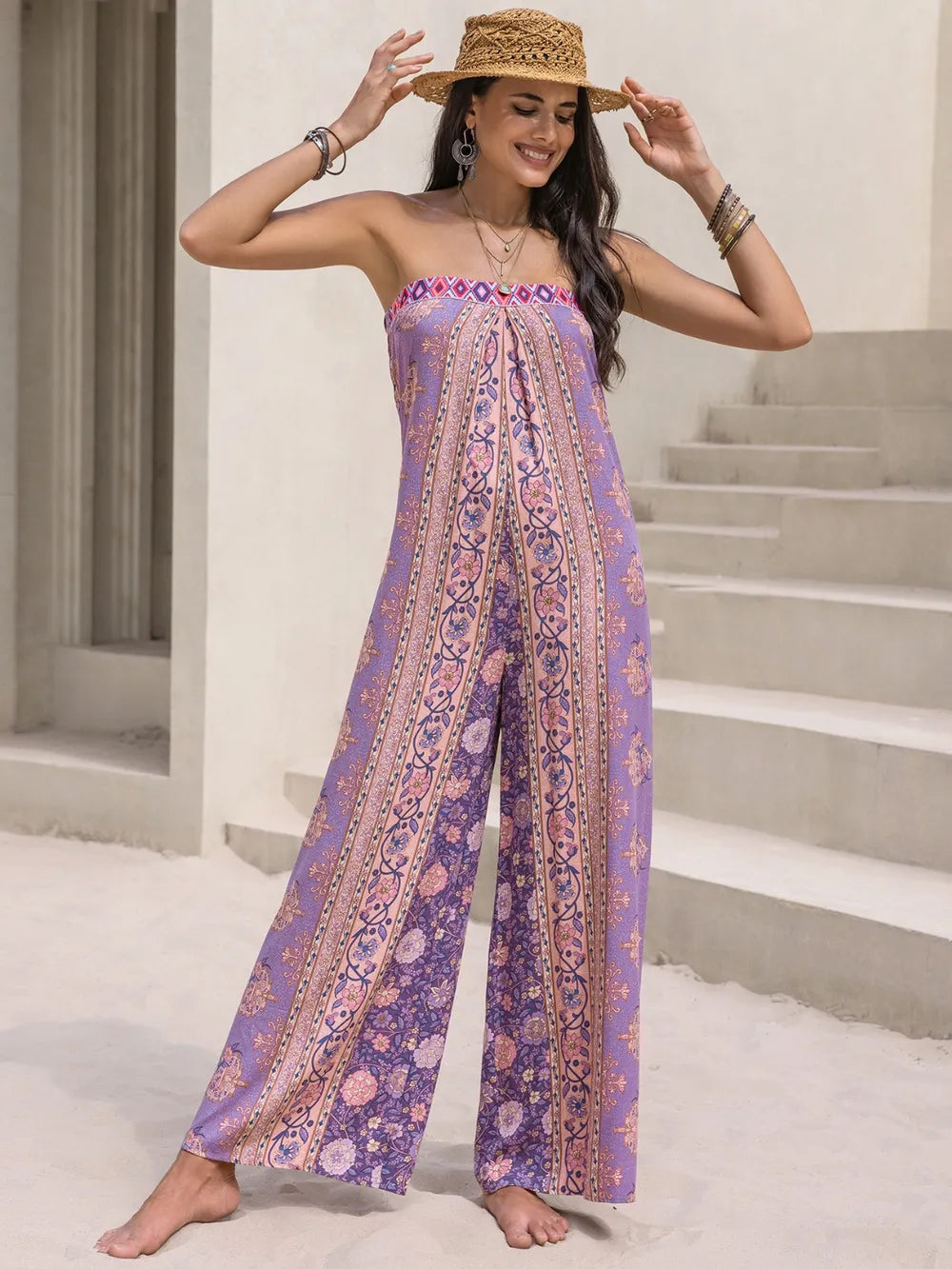 Tied Wide-Leg Jumpsuit