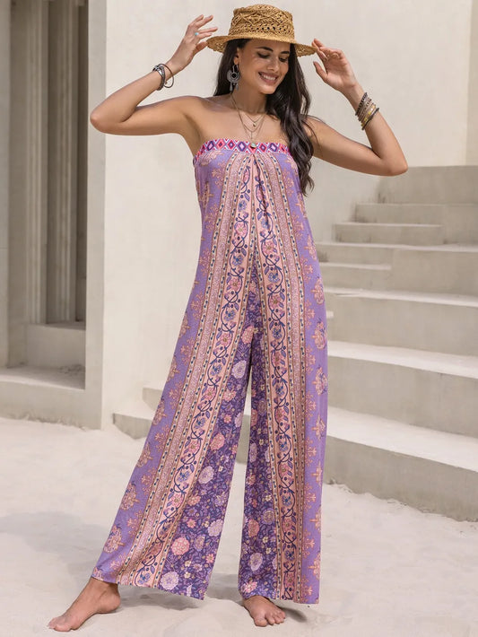 Tied Wide-Leg Jumpsuit