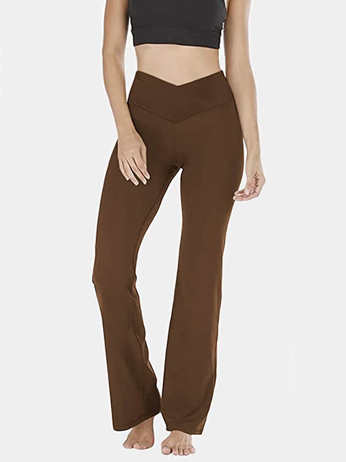 V-Waist Bootcut Pants