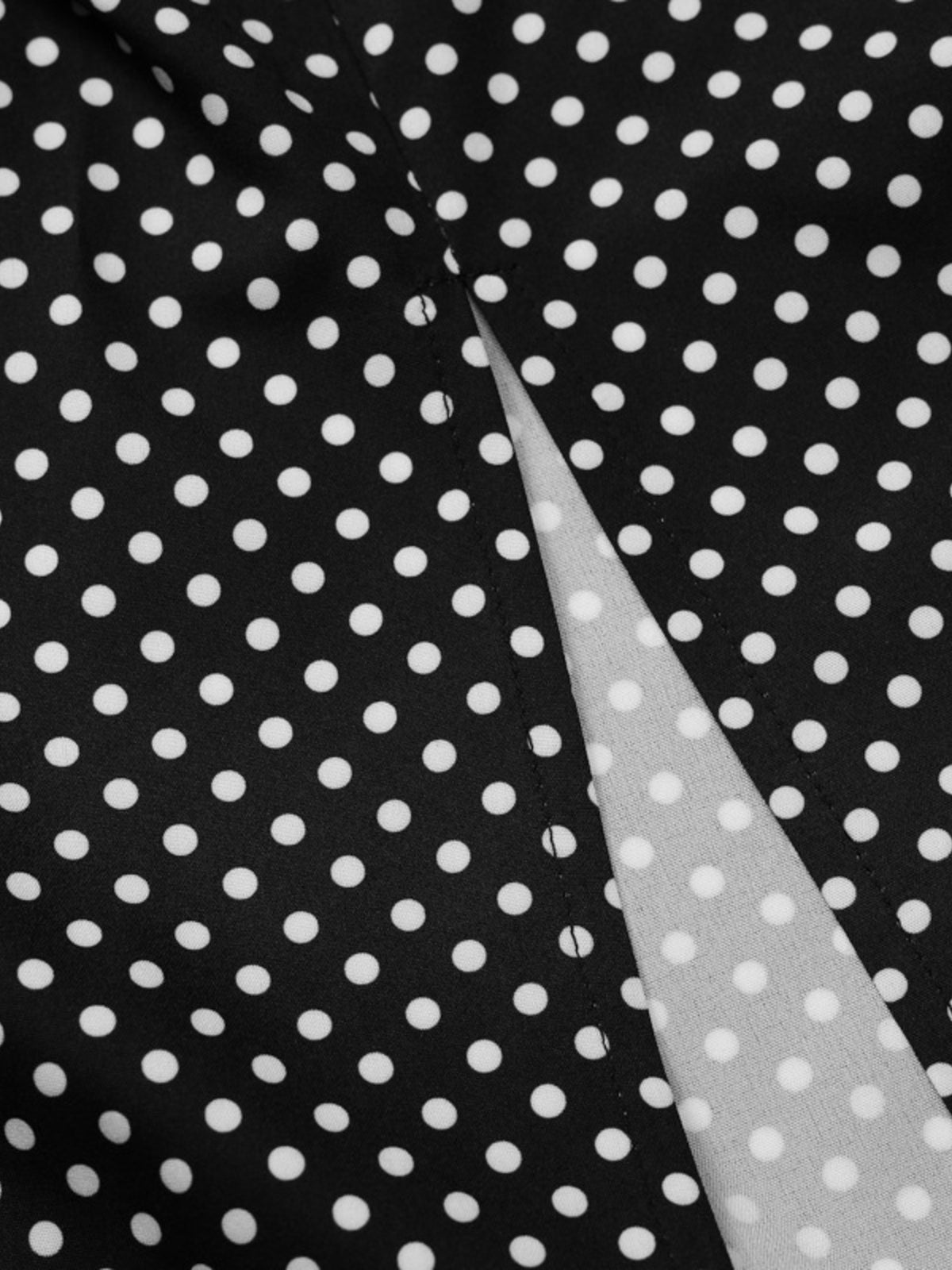 Polka Dot Halter Neck Maxi Dress in Black