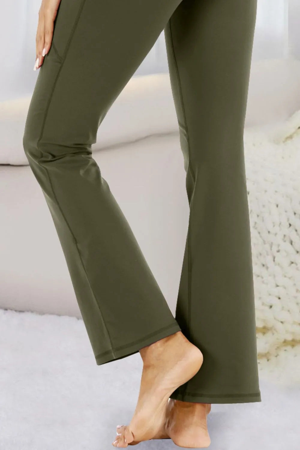 Pocketed High-Waist Active Pants